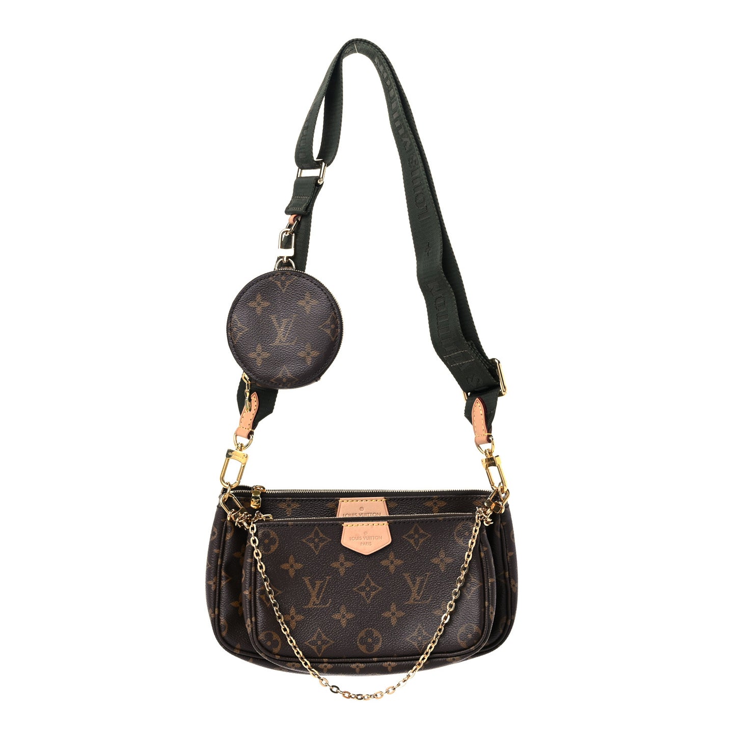 Monogram Multi Pochette Accessories Kaki