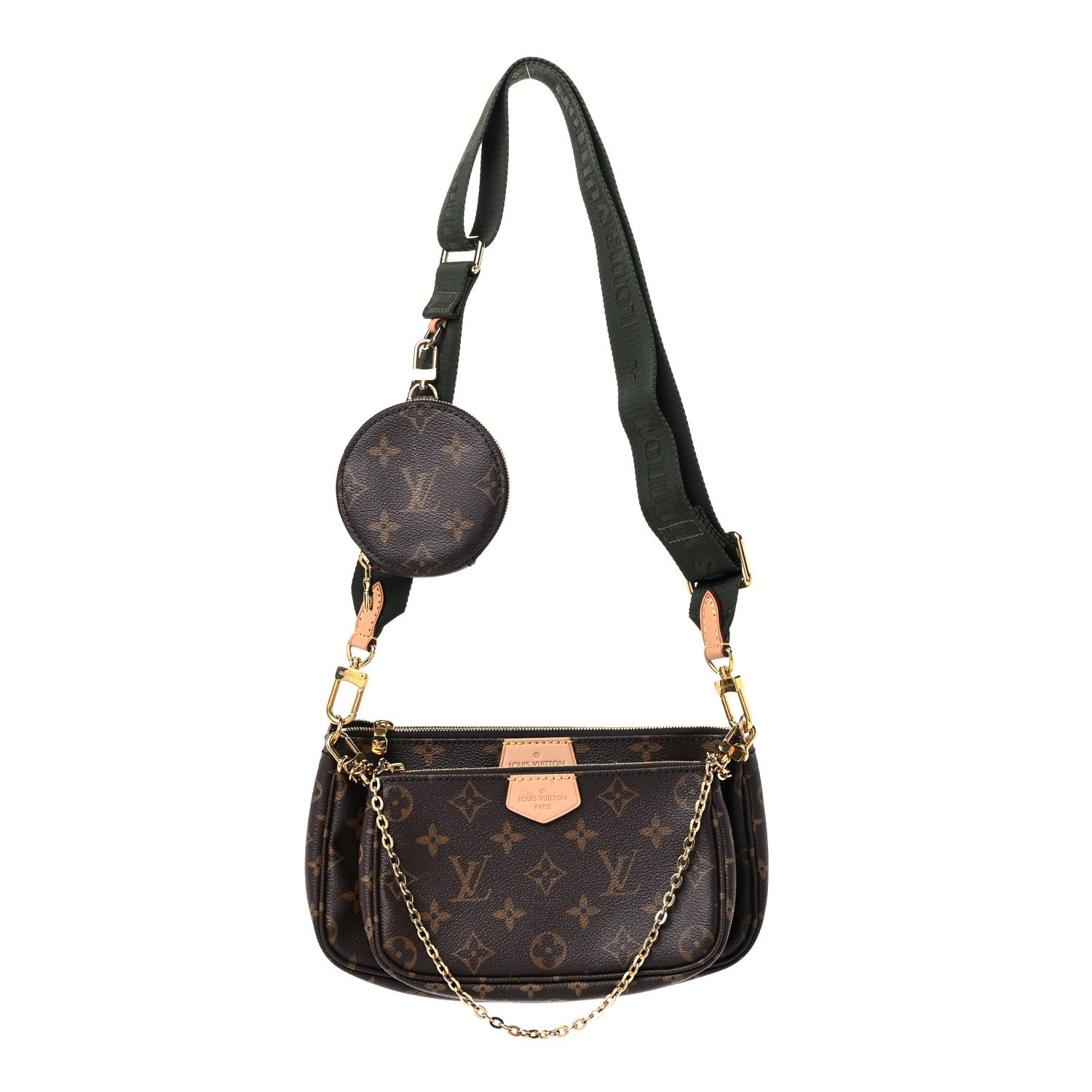 Louis Vuitton Monogram Multi Pochette Accessories Kaki 1 of 13