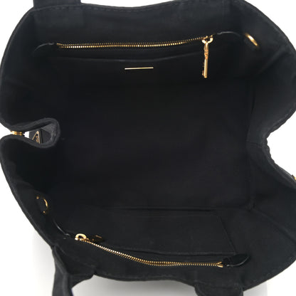 Prada Canapa Logo Tote Black 5 of 12