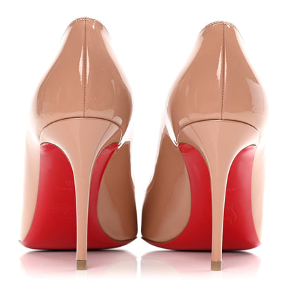 Christian Louboutin Patent Pigalle Follies 85 Pumps 38 Nude 6 of 10