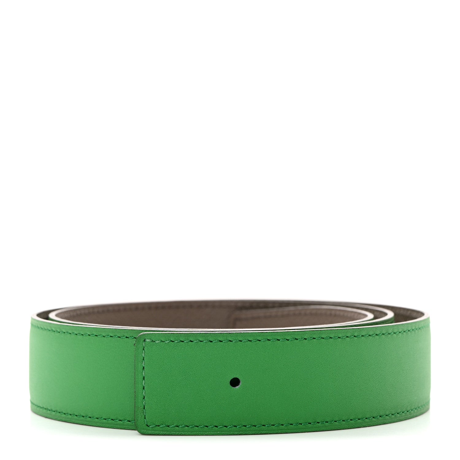 Hermes Epsom Swift 32mm Belt Strap 85 34 Bambou Etain 1 of 9
