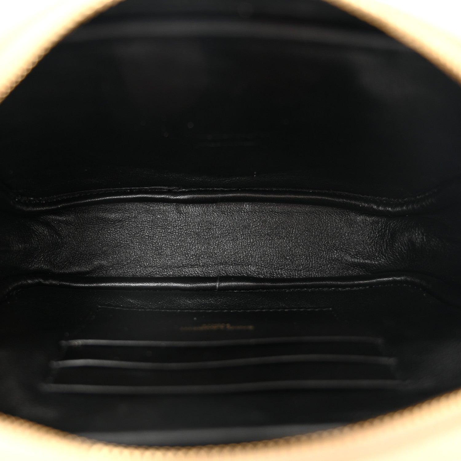 Saint Laurent Grain De Poudre Matelasse Monogram Mini Lou Camera Bag Dark Beige 5 of 10