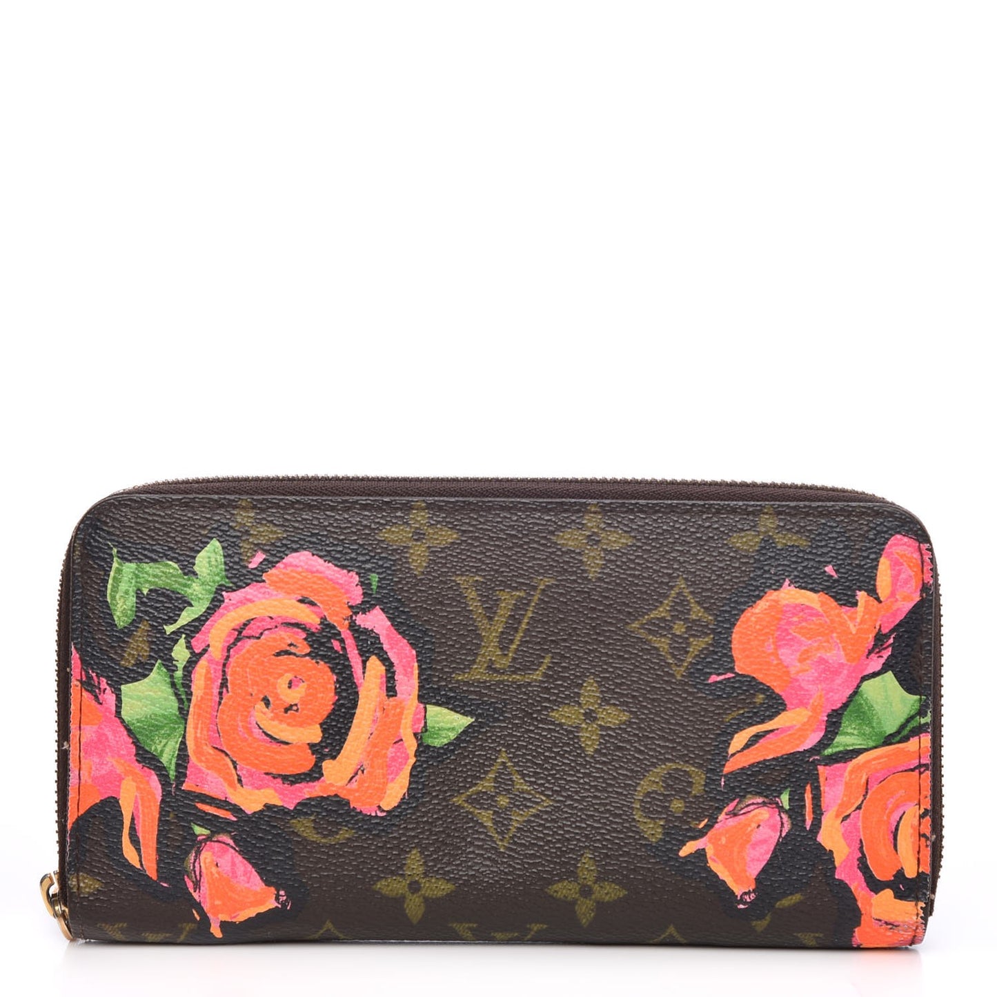 Monogram Roses Zippy Wallet