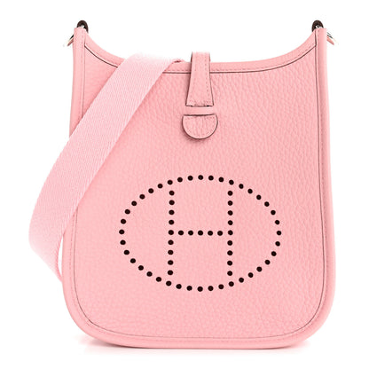 Hermes Taurillon Clemence Evelyne TPM Rose Sakura 1 of 11