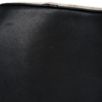 Burberry Canvas Mega Check Medium Ashby Hobo Black 16 of 24