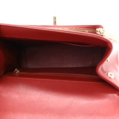 Chanel Caviar Quilted Medium Business Affinity Flap Red 5 of 9