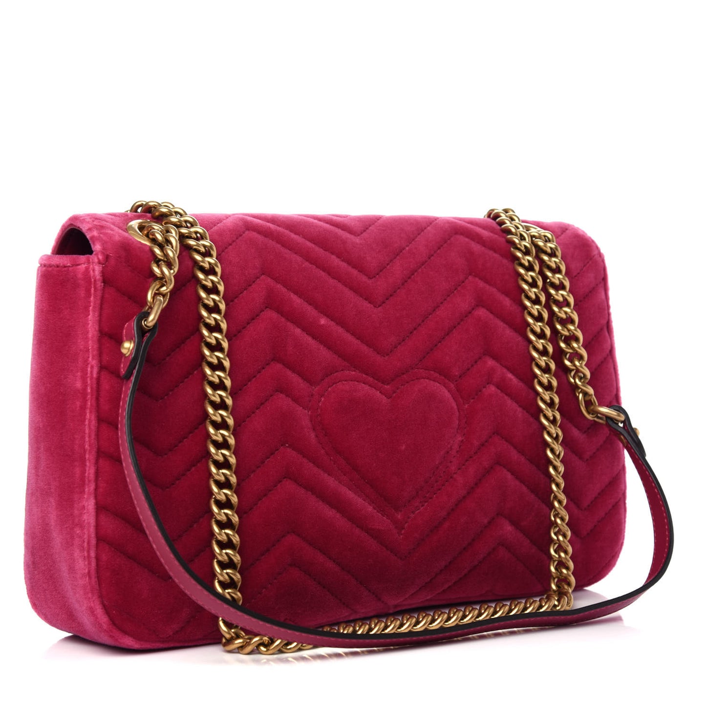 Velvet Matelasse Blind for Love Embroidered Medium GG Marmont Shoulder Bag Light Raspberry Rose Multicolor