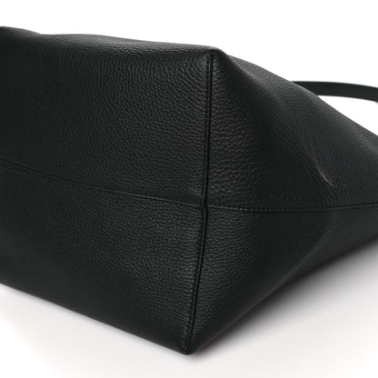 The Row Grained Calfskin Large N/S Park Tote Black 10 of 10