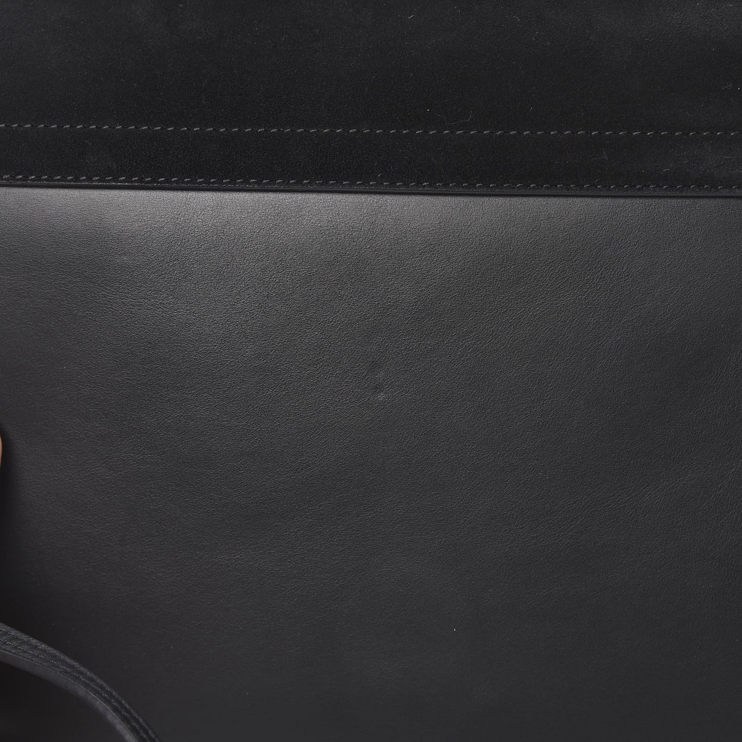 Suede Calfskin Medium Faye Shoulder Bag Black