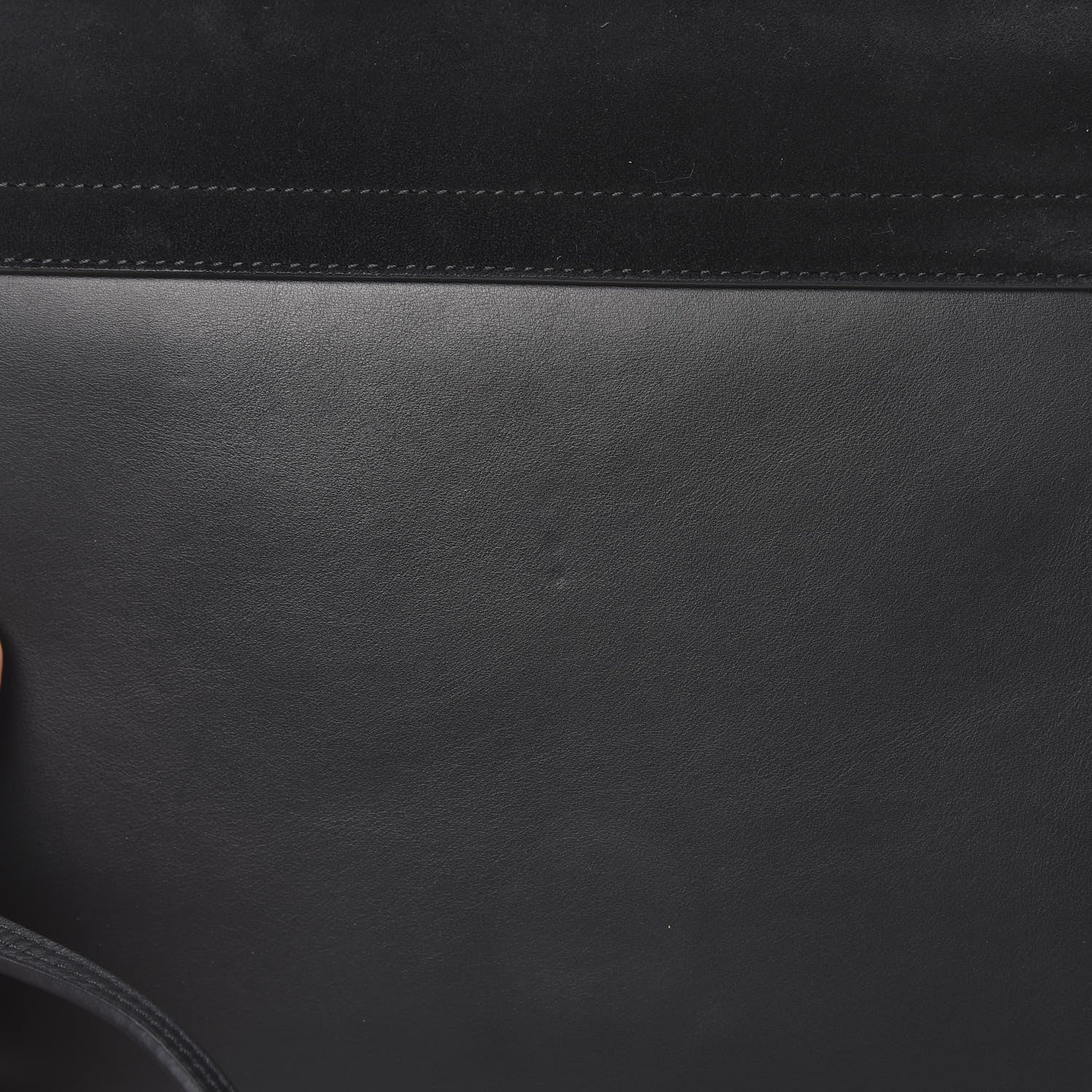 Chloe Suede Calfskin Medium Faye Shoulder Bag Black 11 of 12