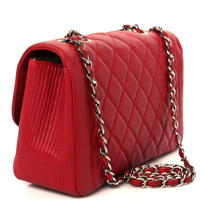 Chanel Lambskin Medium Coco Rider Flap Red 3 of 11