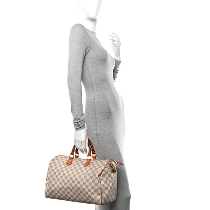 Louis Vuitton Damier Azur Speedy 35 2 of 13