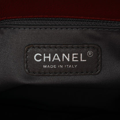 Chanel Caviar Quilted Grand Shopping Tote GST Red 6 of 7