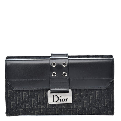 Christian Dior Monogram Street Chic Flap Wallet Black 1 of 13