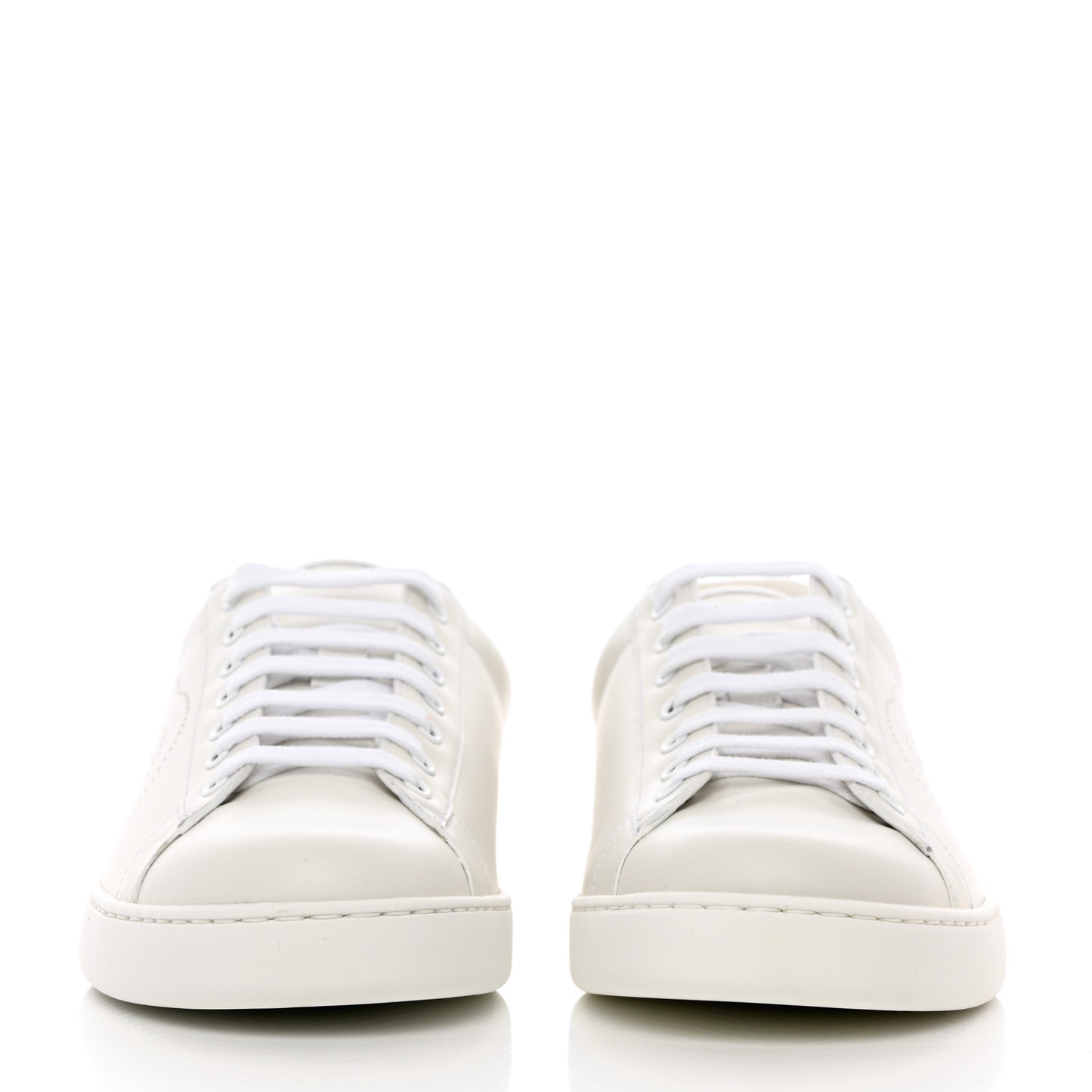 Calfskin Interlocking G Perforated Mens Ace Sneakers 9 White Grey Sky