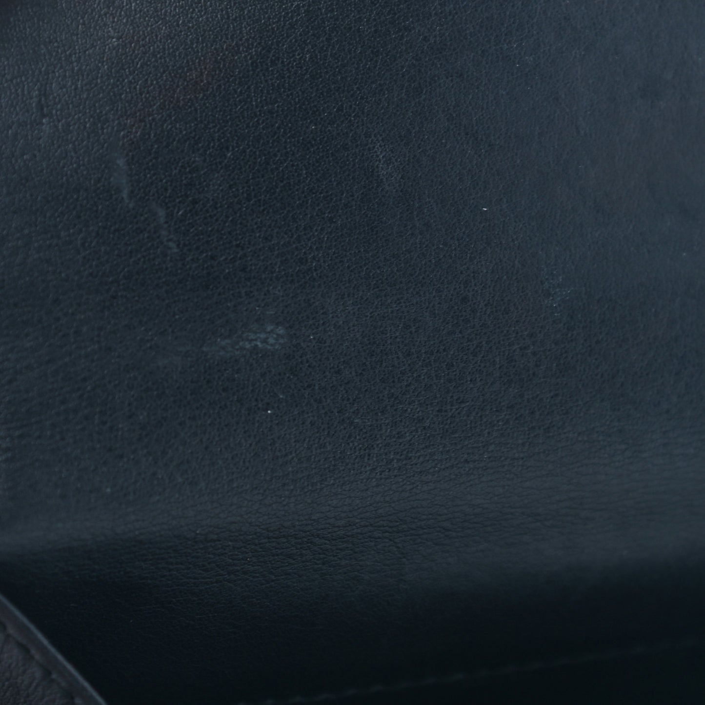 Guccissima Margaux Calfskin Metal Bar Continental Flap Wallet Black