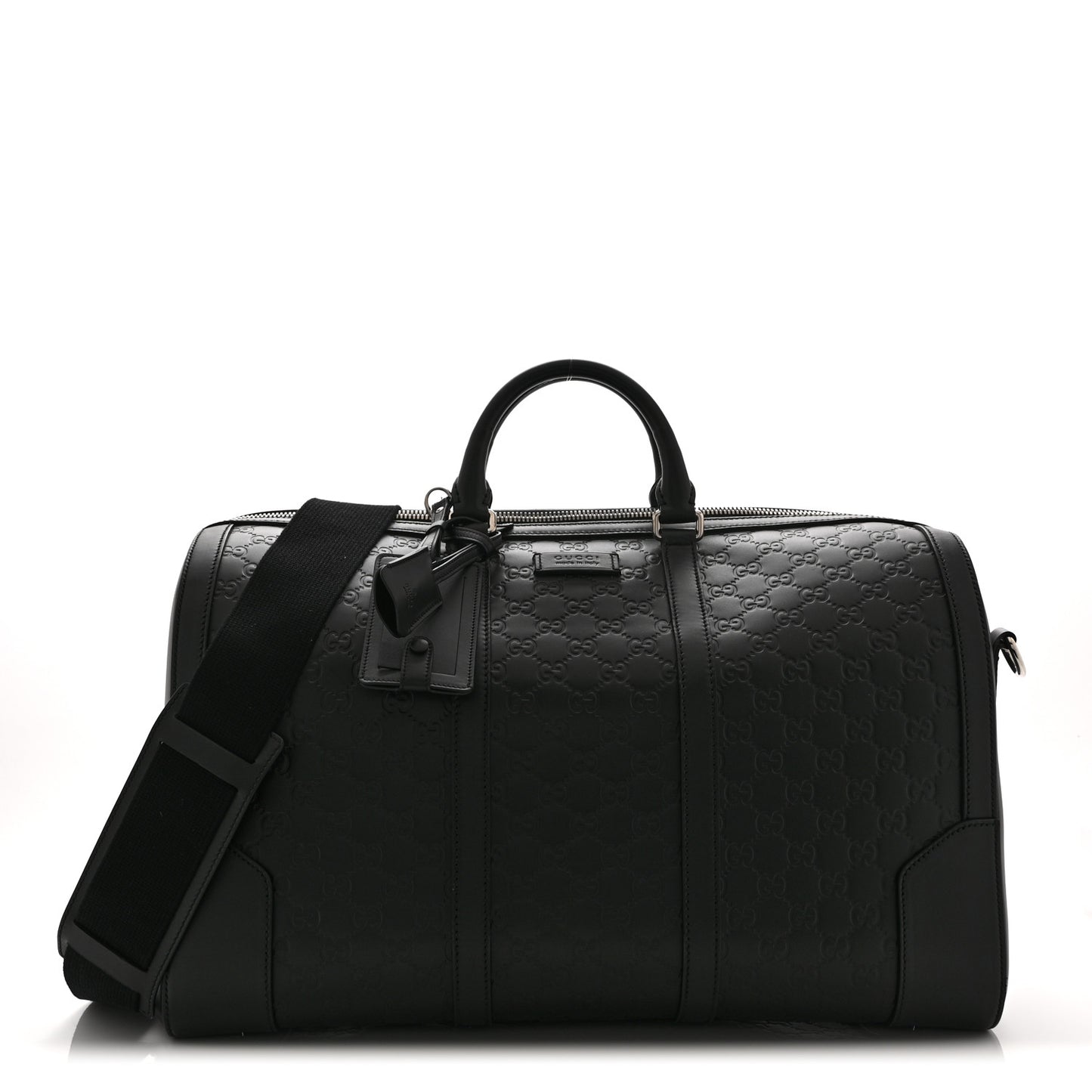 Guccissima Signature Medium Duffle Black