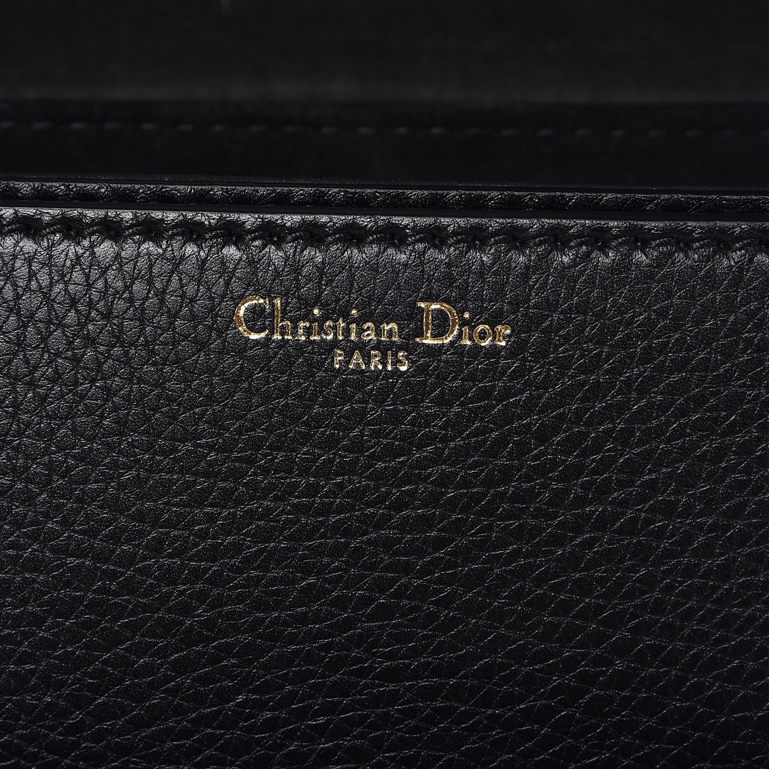 Christian Dior Grained Calfskin Dio(r)evolution Flap Bag Black 6 of 6