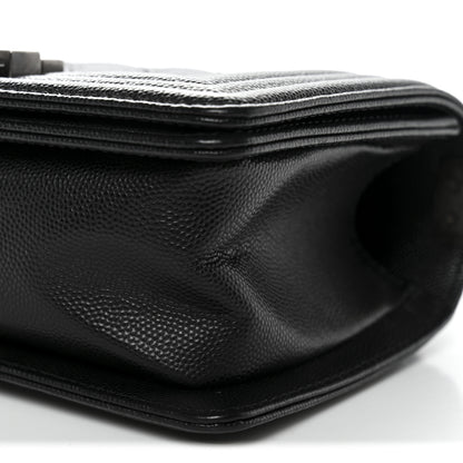 Chanel Caviar Quilted Small Boy Flap Black 10 of 10