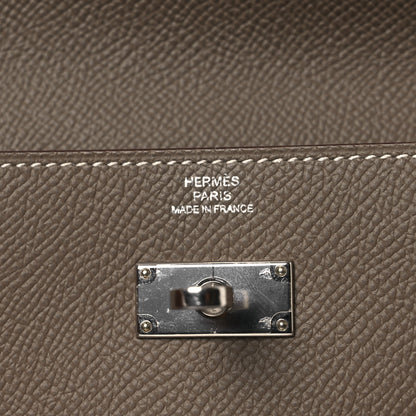 Hermes Epsom Kelly Longue Wallet Etoupe 6 of 8