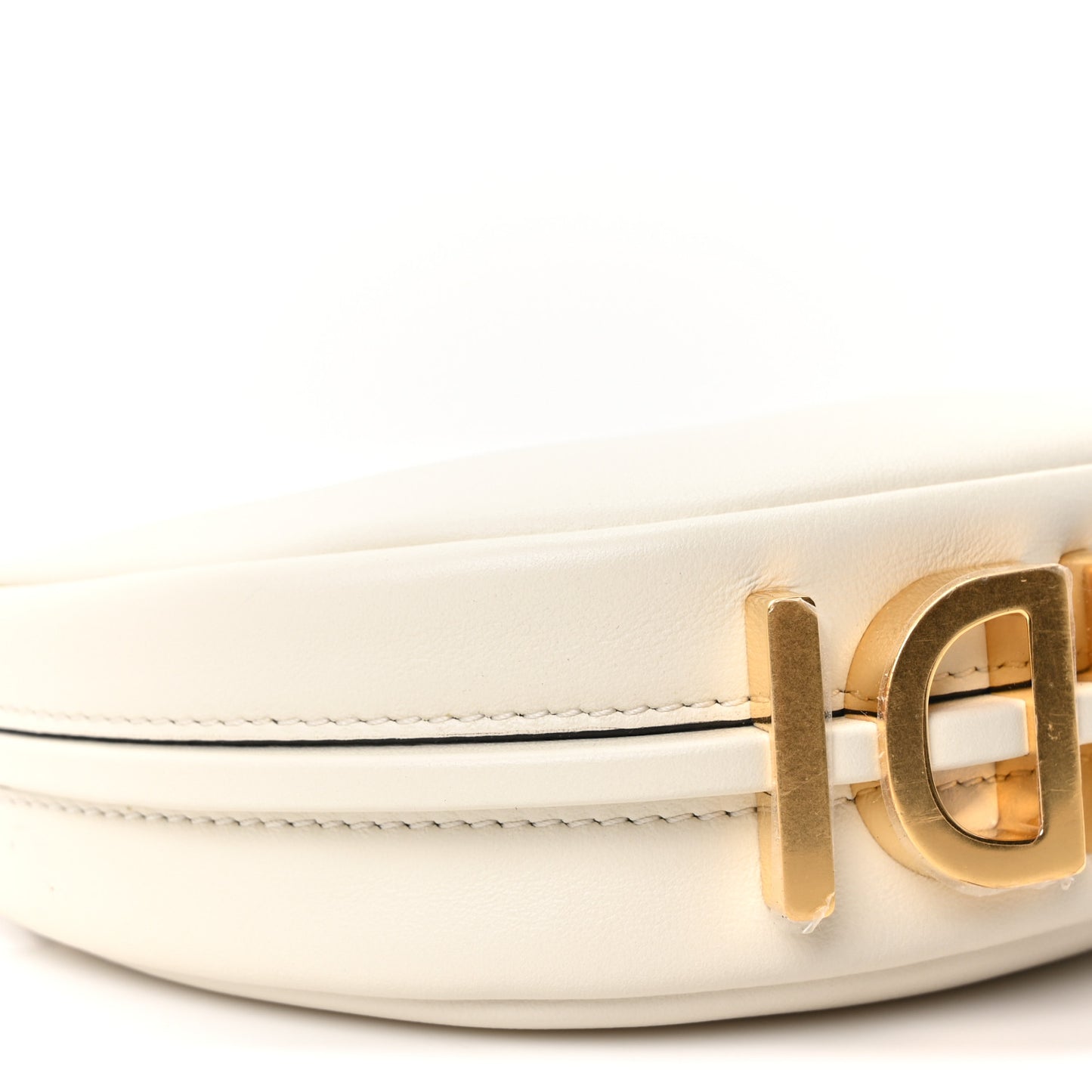 Vitello Grace Matte Nano Fendigraphy Hobo Charm White Ice