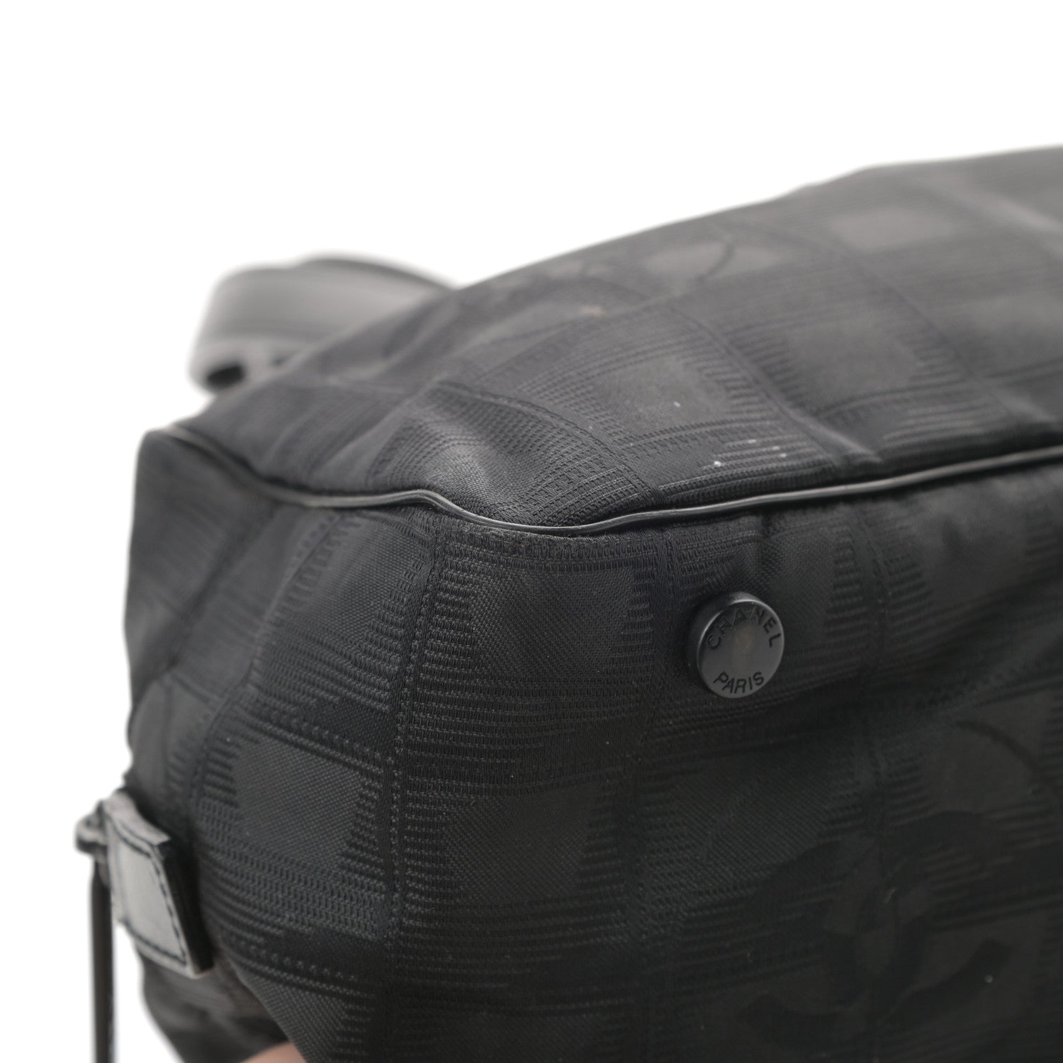 Chanel Nylon Travel Bowler Black 9 of 17