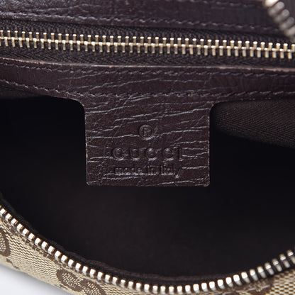 Gucci Monogram Medium Horsebit Chain Hobo Dark Brown 6 of 11
