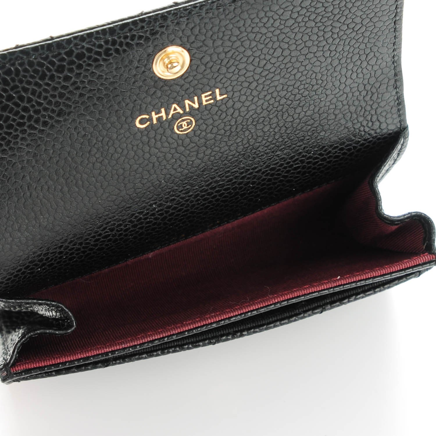 Chanel Caviar Quilted Flap Card Holder Black 5 of 8
