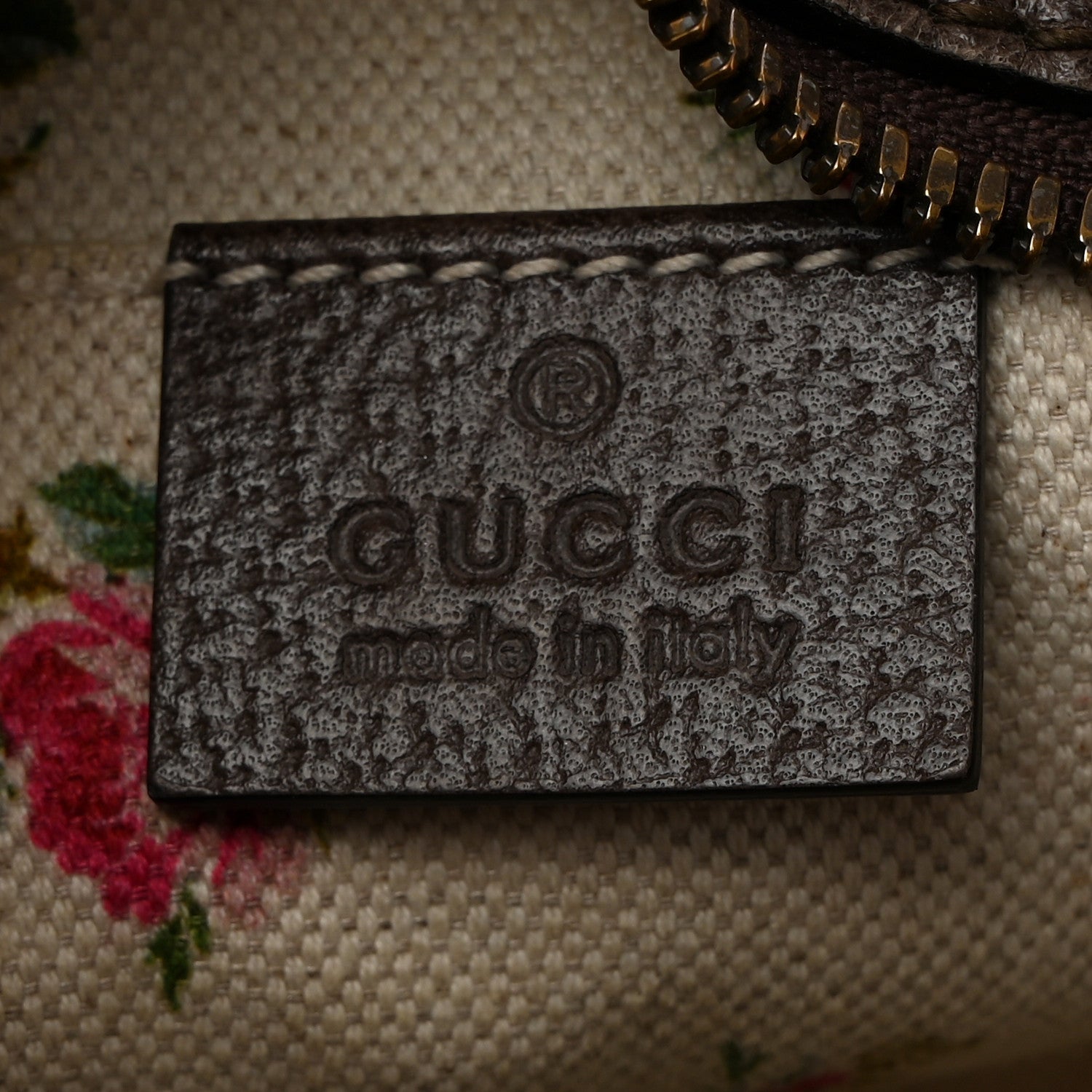 Gucci GG Supreme Monogram Web Neo Vintage Shoulder Bag Beige New Acero Crop 6 of 10