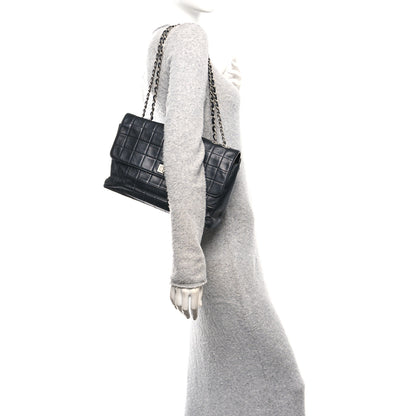 Chanel Lambskin Reissue Chocolate Bar Flap Black 2 of 15
