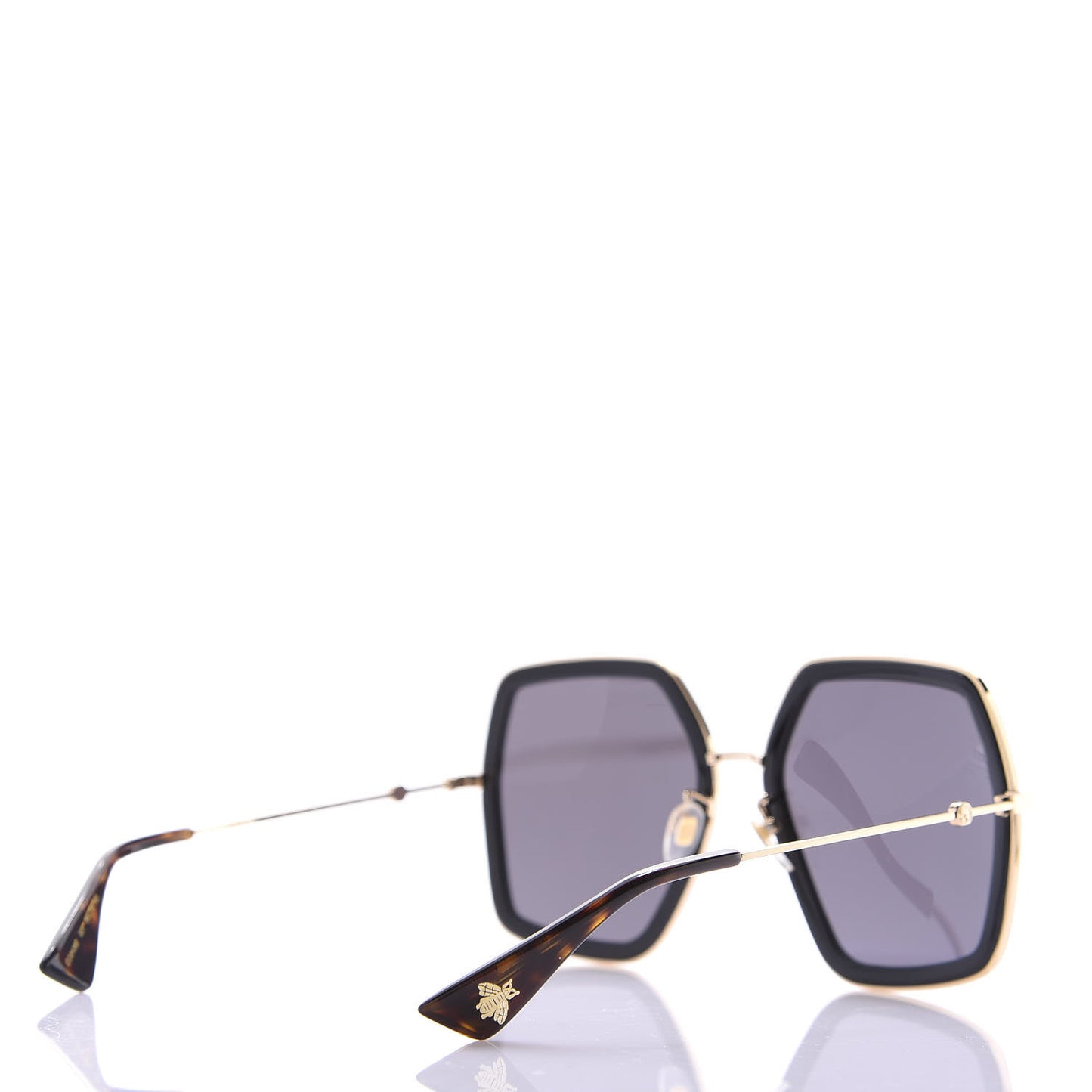 Acetate Oversize Square Frame GG0106S Sunglasses Black