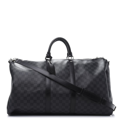 Louis Vuitton Damier Graphite Keepall Bandouliere 55 1 of 12