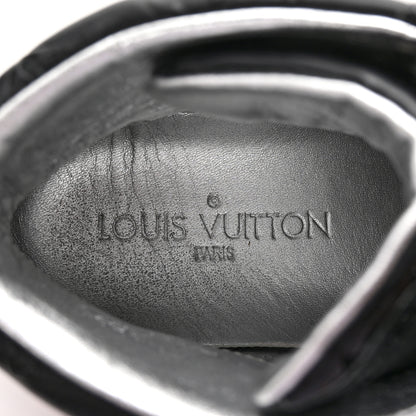 Louis Vuitton Patent Calfskin Monogram High Top Sneakers 36 Black 8 of 10