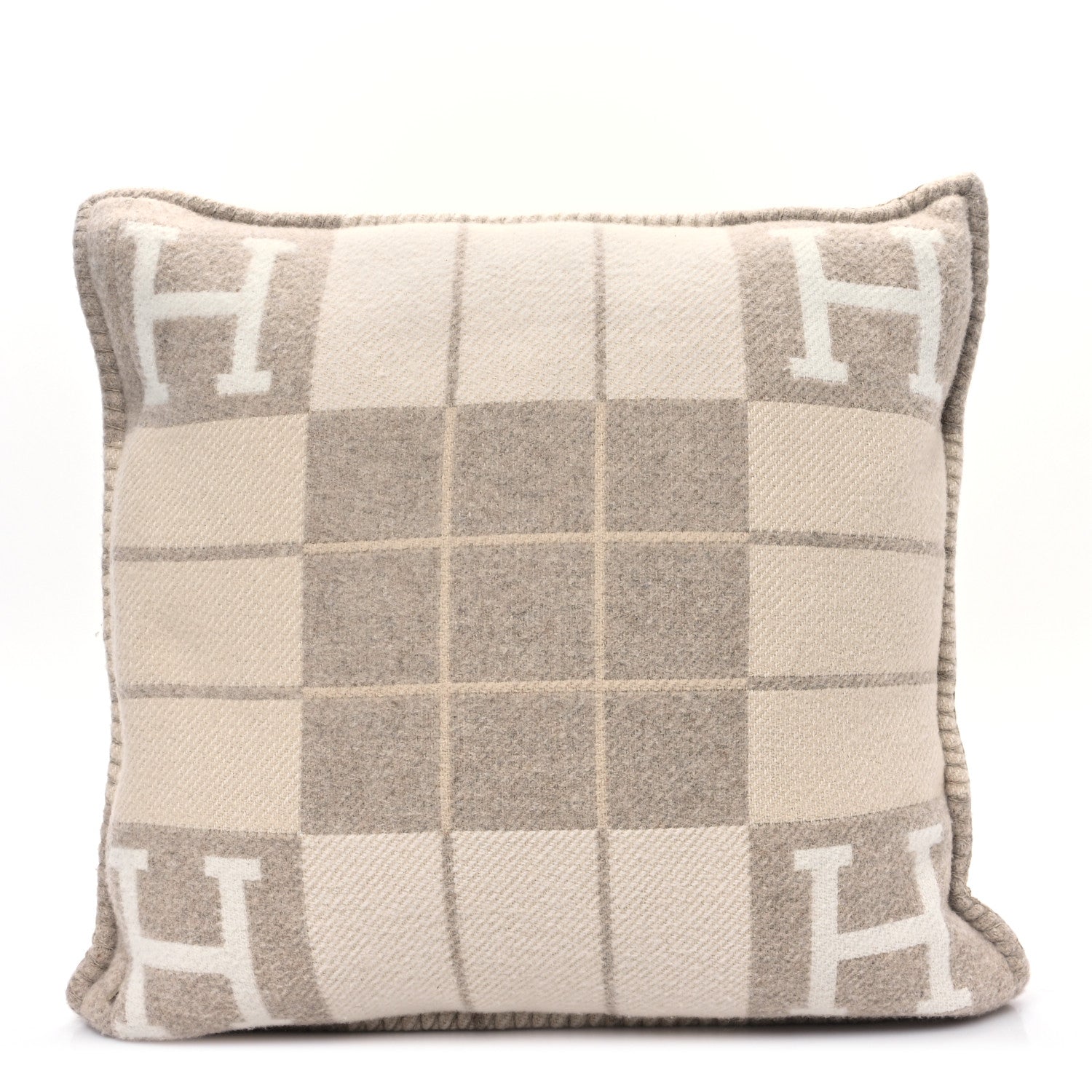 Hermes Wool Cashmere Avalon III Pillow PM Coco Camomille 2 of 3