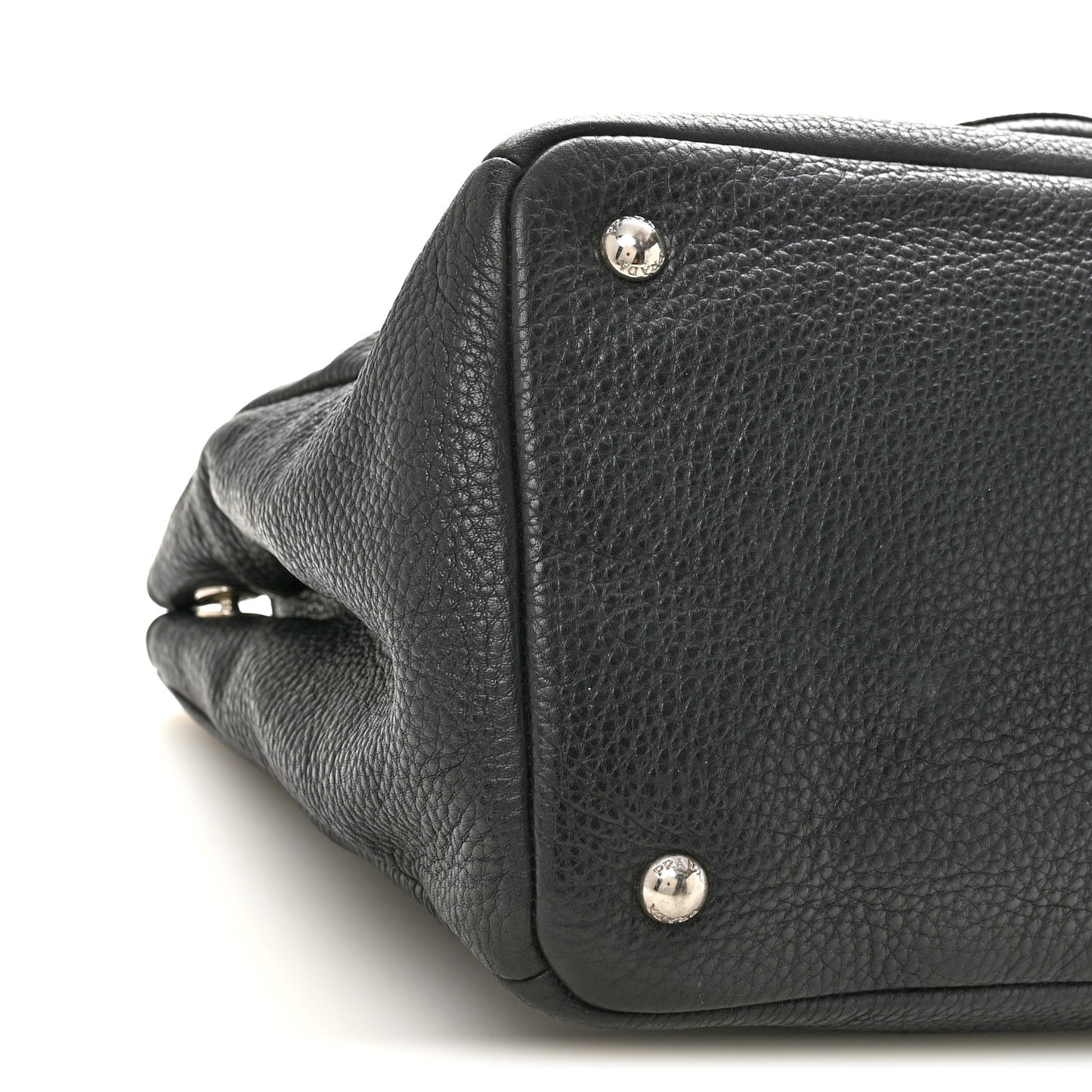 Vitello Daino Tote Dark Grey