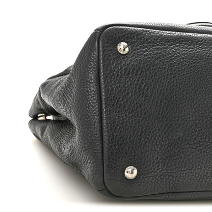 Prada Vitello Daino Tote Dark Grey 9 of 12
