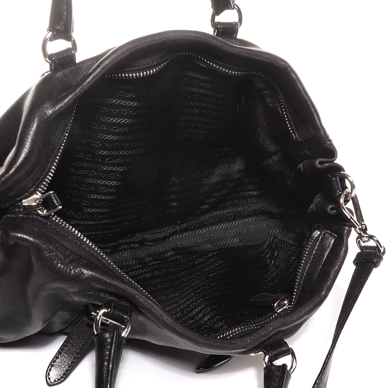 Prada Nappa Soft Tote Nero Black 5 of 9