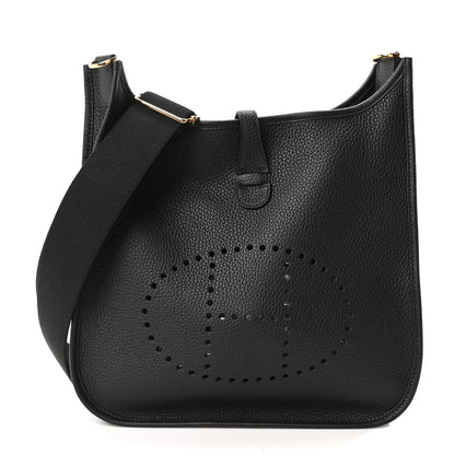 Hermes Taurillon Clemence Evelyne III Black 1 of 11