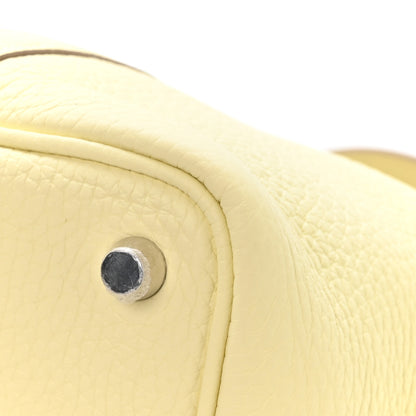 Hermes Taurillon Clemence Picotin Lock 18 PM Jaune Milton 11 of 11