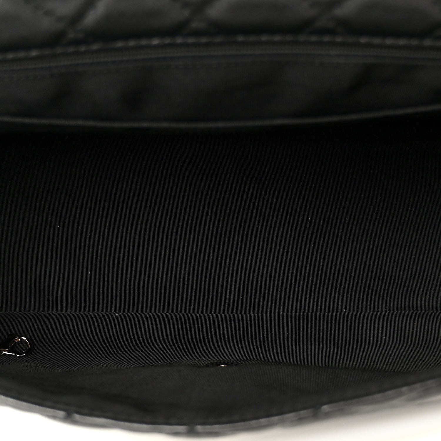Chanel Calfskin Quilted Small XXL Travel Flap Bag Black 5 of 11