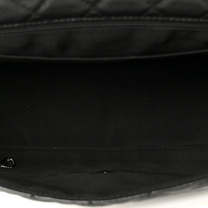Chanel Calfskin Quilted Small XXL Travel Flap Bag Black 5 of 11