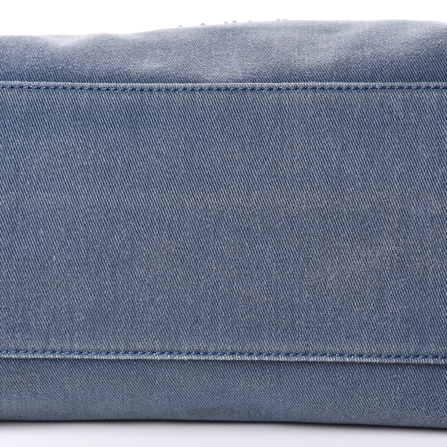 Chanel Denim Large Deauville Tote Blue 12 of 16
