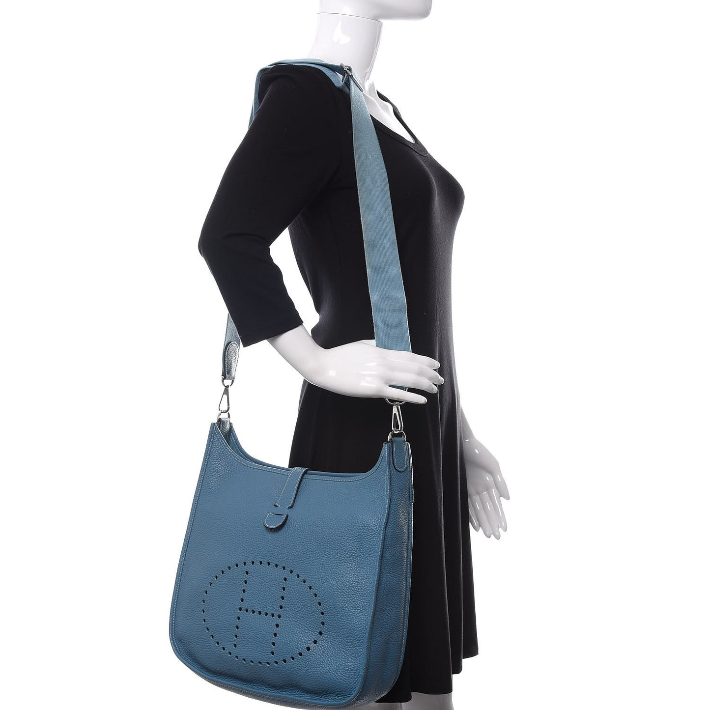 Taurillon Clemence Evelyne III GM Blue Jean
