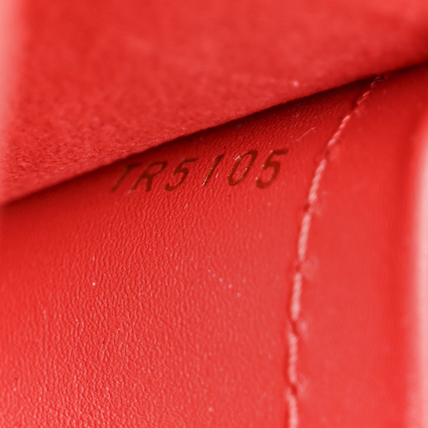 Calfskin Chain Louise MM Red