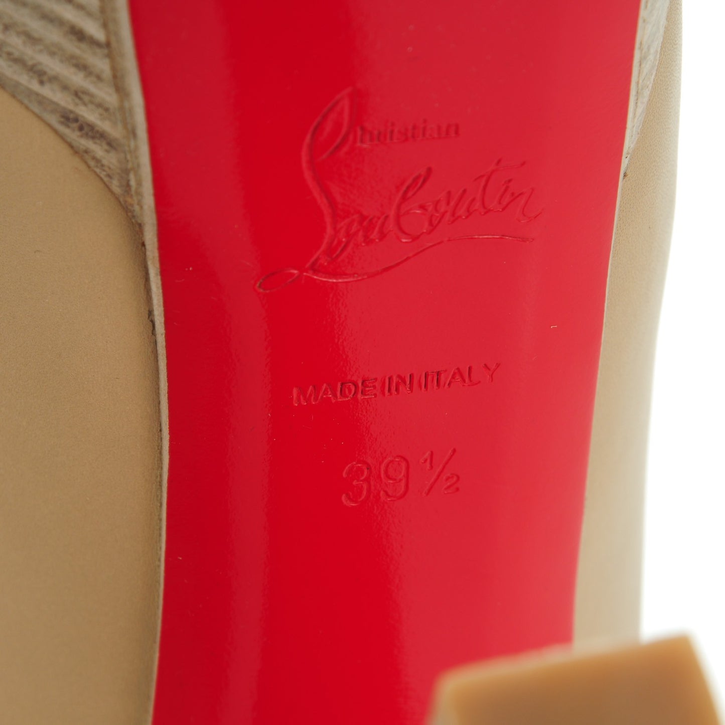 Calfskin Bibi 140 Pumps 39.5 Pomice Beige Grezzo