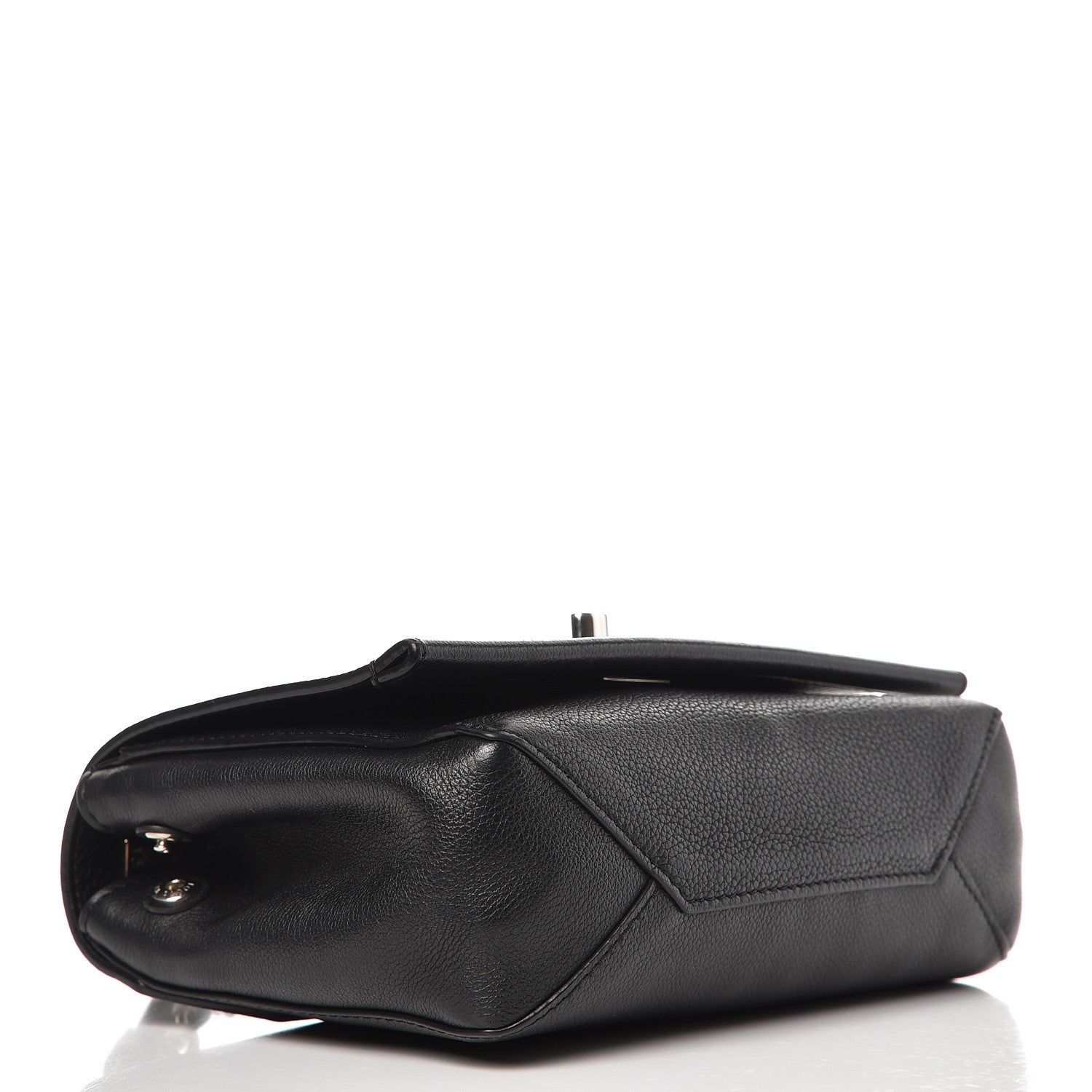 Louis Vuitton Calfskin Lockme II Chain Bag BB Black 4 of 6