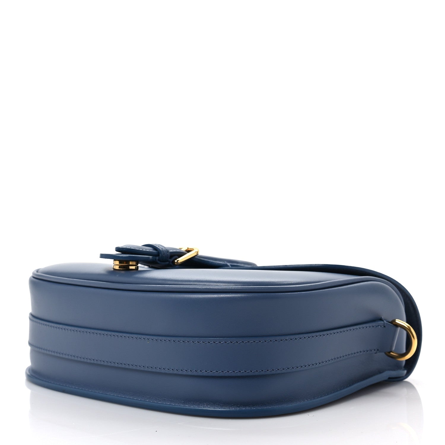 Christian Dior Box Calfskin Medium Bobby Flap Denim Blue 7 of 7