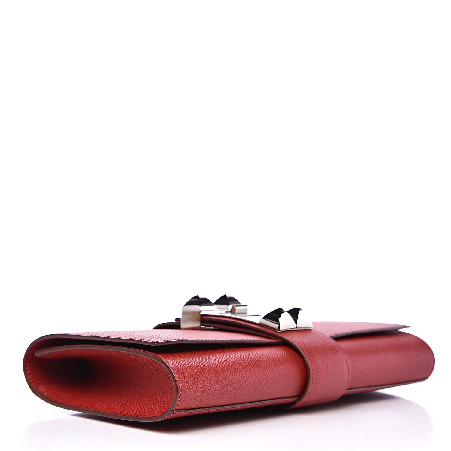 Hermes Epsom Medor 29 Clutch Rouge Garance 3 of 10