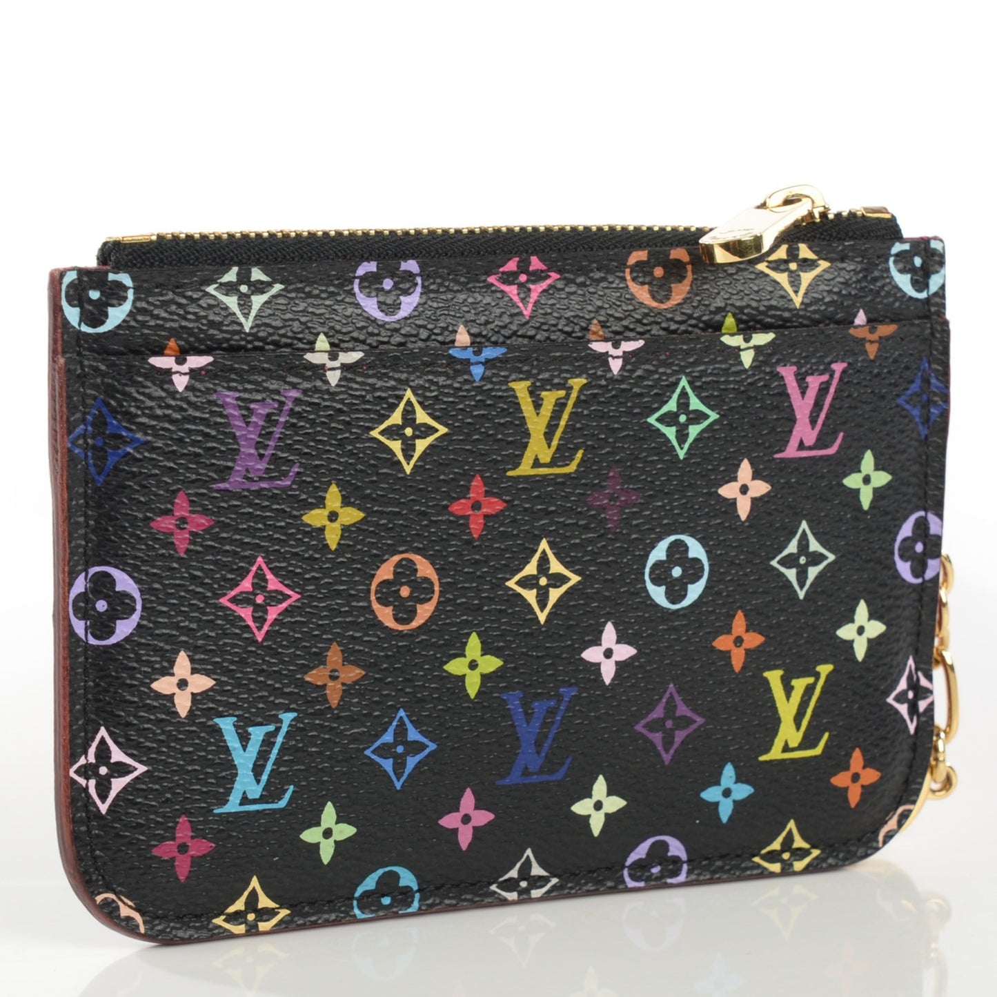Monogram Multicolor Key Pouch Black Grenade
