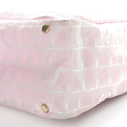 Chanel Nylon Travel Large Tote Pink 12 of 15